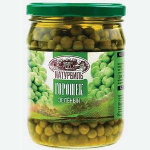 Горошек зеленый НАТУРВИЛЬ СТ/Б. 450Г, , ,