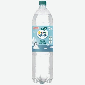 Вода питьевая ФРУТОНЯНЯ ДЕТСКАЯ НЕГАЗ. ТУ ПЭТ 1,5Л, ,