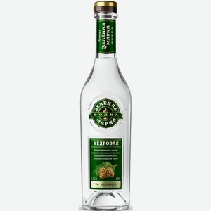 Водка особая ЗЕЛЕНАЯ МАРКА КЕДРОВАЯ 40% 0,25Л