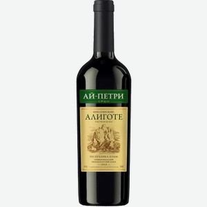 Вино Ай-петри Алиготе 12% Бел. Сух. 0,75л