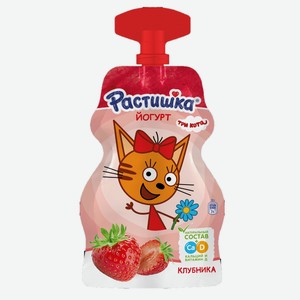 Йогурт Danone Растишка Клубника 2,6% Дой/пак Ту 70г, , ,