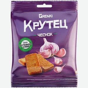 Гренки Крутец Со Вкусом Чеснока 80г, , ,