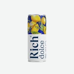 Напиток сокосодержащий RICH DOLCE ЛИМОН Ж/Б. 0,33Л, ,