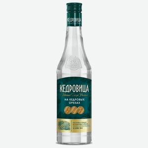 Настойка горькая КЕДРОВИЦА НА КЕДРОВЫХ ОРЕХАХ 35% 0,5Л, ,