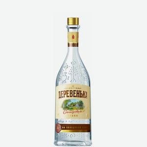Водка Солнечная Деревенька На Солодовом Спирте 40% 0,5л