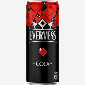 Напиток Evervess Cola Газ. Ж/б. 0,25л, ,