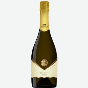 Вино игристое ЖЕМЧУЖНОЕ 10,5-11,5% БЕЛ. БРЮТ 0,75Л