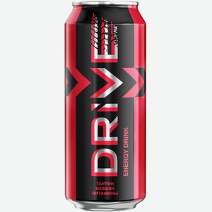 Энергетический напиток DRIVE ME ENERGY DRINK Ж/Б. 0,449Л, ,