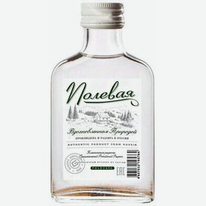 Водка Полевая 40% 0,1л