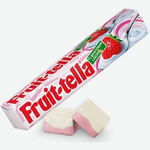 Конфеты жевательные FRUITTELLA КЛУБНИЧНЫЙ ЙОГУРТ 41Г, , ,