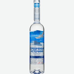Водка Серебряный Источник Премиум 40% 0,5л