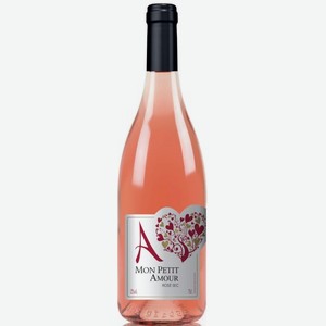 Вино А Мон Пти Амур 8,5-15% Роз. Сух. 0,75л, ,