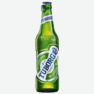 Пиво Tuborg Green Светл. Фильтр. Пастер. Ст/б. 0,48л