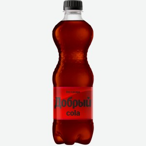 Напиток Добрый Кола Без Сахара Газ. Пэт 0,5л, ,