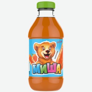 Нектар Миша Морковь С Мякотью Ст/б. 0,33л, ,