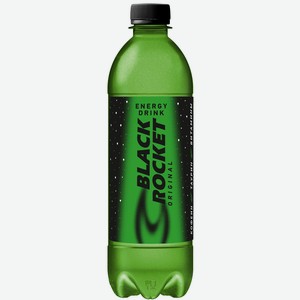 Энергетический напиток BLACK ROCKET ORIGINAL ПЭТ 0,5Л, ,