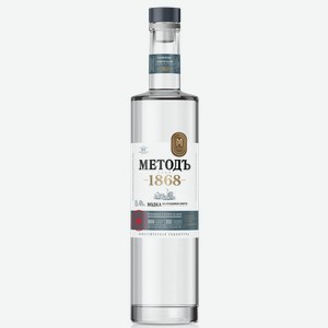 Водка Методъ Г.б. К.п. 1868 40% 0,5л