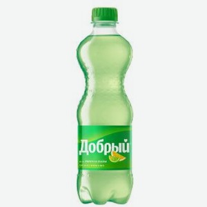 Напиток Добрый Лимон-лайм Газ. Пэт 0,5л, ,