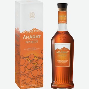 Спирт. напиток на основе коньяка АРАРАТ АПРИКОТ СО ВКУСОМ АБРИКОСА 30% П/УП. 0,5Л, ,