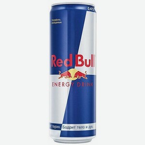 Энергетический б/а напиток RED BULL Ж/Б. 0,473Л, ,