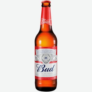 Пиво Bud Светл. Фильтр. Пастер. Ст/б. 0,44л