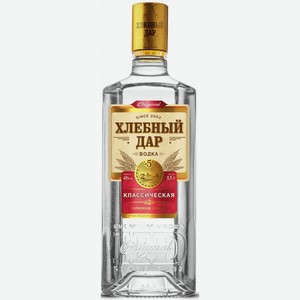 Водка Хлебный Дар Классическая 40% 0,5л