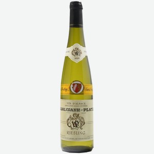 Вино сортовое ординарное КЮЛЬМАН-ПЛАТЦ РИСЛИНГ ЭЛЬЗАС БЕЛ. П/СУХ. 0,75Л
