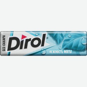 Жевательная резинка DIROL НЕЖНОСТЬ МЯТЫ СО ВКУСОМ МЯТА-ВАНИЛЬ 13,6Г, , ,