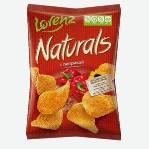 Картофельные чипсы NATURALS С ПАПРИКОЙ 100Г, , ,