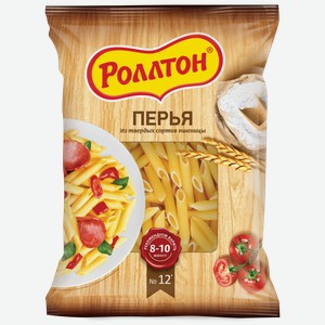 Макаронные изделия РОЛЛТОН ПЕРЬЯ В/С 400Г, , ,