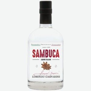 Ликер крепкий ЛОРЕНЦО ГАСПАРИНИ САМБУКА 40% 0,5Л