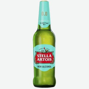 Пиво б/а STELLA ARTOIS Светлое пастер. ст/б. 0,44л