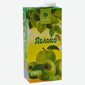 Нектар Плодовое Яблочный 1л, ,