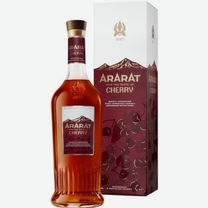 Спиртной напиток на основе коньяка АРАРАТ СО ВКУСОМ ВИШНИ 30% П/УП. 0,5Л