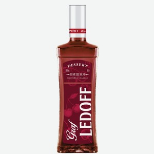 Настойка сладкая ГРАФ ЛЕДОФФ ДЕСЕРТ ВИШНЯ 20% 0,5Л