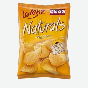 Картофельные чипсы NATURALS КЛАССИЧЕСКИЕ С СОЛЬЮ 100Г, , ,