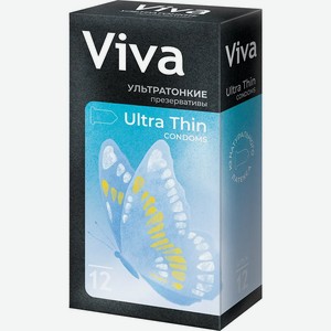 Презервативы Viva Ультратонкие №12, , ,