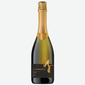 Вино игристое ЦИМЛЯНСКОЕ-Ц 11,5% БЕЛ. БРЮТ 0,75Л, ,