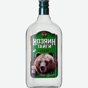 Водка особая ХОЗЯИН ТАЙГИ 40% 0,5Л, ,