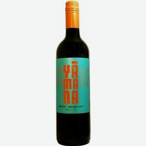 Вино Ямана Мерло Мальбек 12,5-13% Кр. Сух. 0,75л