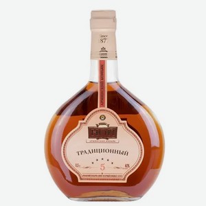 Коньяк ординарный НОЙ ТРАДИЦИОННЫЙ 3 ГОДА 40% 0,5Л