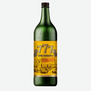 Алкогольная продукция плодовая ТРИ ТОПОРА 14% БЕЛ. П/СЛ. ПЭТ 1,5Л