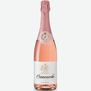 Вино игристое КОНКОРД 8,5-13,5% РОЗ. П/СУХ. 0,75Л