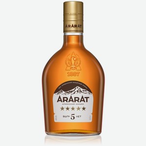 Коньяк армянский АРАРАТ 5 ЛЕТ 40% 0,25Л