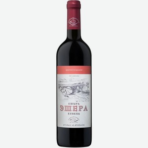 Вино столовое ЭШЕРА 10% КР. П/СУХ. 0,75Л
