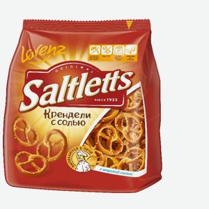 Крендели с солью SALTLETTS КЛАССИЧЕСКИЕ СТО 150Г, , ,