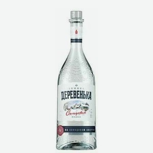 Водка Зимняя Деревенька На Солодовом Спирте 40% 0,5л