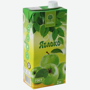 Нектар Плодовое Яблочный 2л, ,