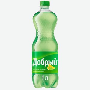 Напиток Добрый Лимон-лайм Газ. Пэт 1л, ,