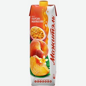Напиток сывороточный МАЖИТЕЛЬ СО ВКУСОМ ПЕРСИКА И МАРАКУЙИ СТО 0,95Л, , ,